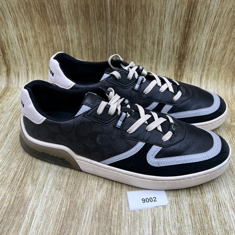 Coach CitySole Signature Court Sneakers Men's Size 12 D Black Charcoal G5015 - Picture 10 of 10